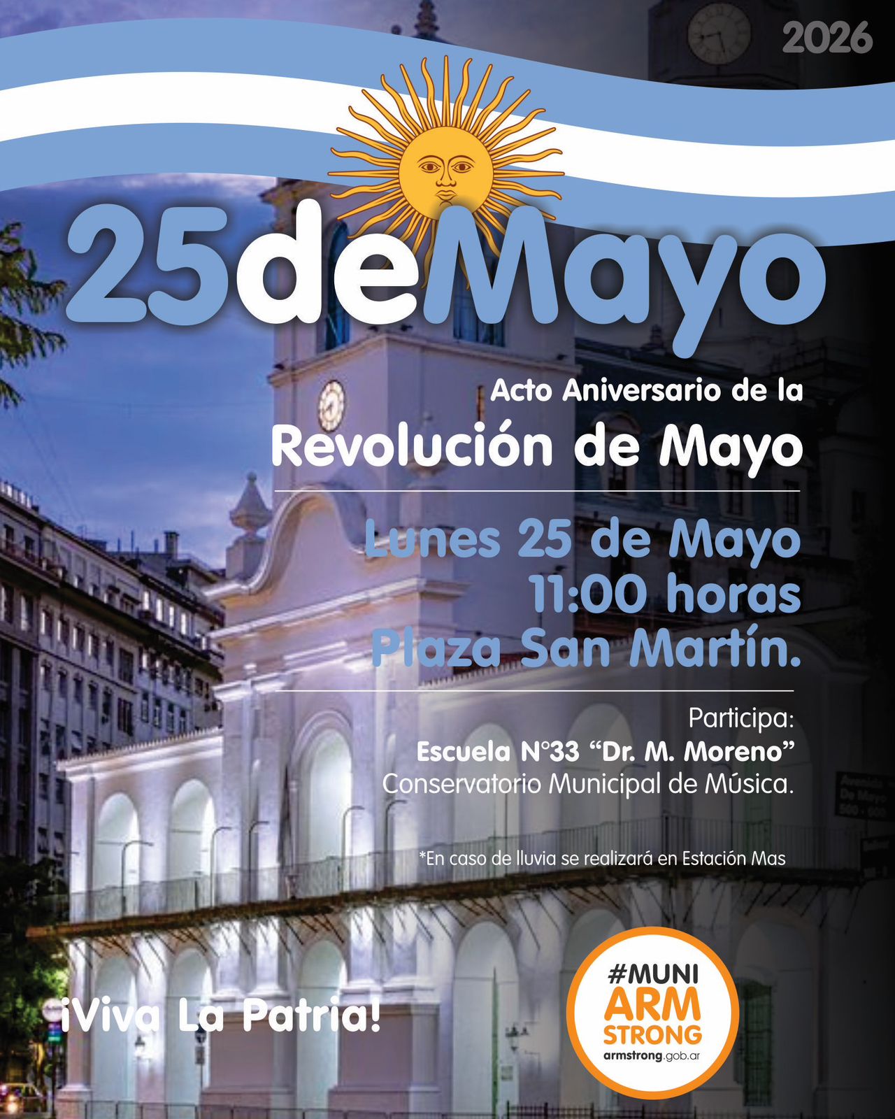 Invitación para el 25 de Mayo de 2026